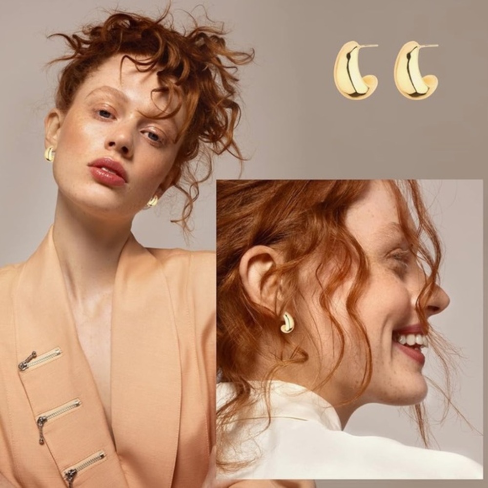 House of Harlow Gold Chunky earrings